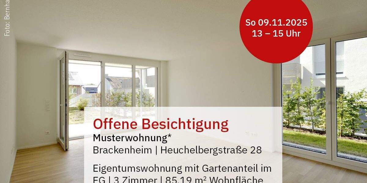 Etagenwohnung Brackenheim Botenheim - 3 Zimmer, 87 m&sup2;, 499.000&euro; | Angebot:24061221