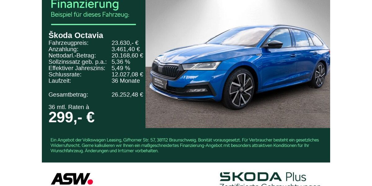 Skoda Octavia 93.990 km 23.630 &euro; Bad Rappenau 74906