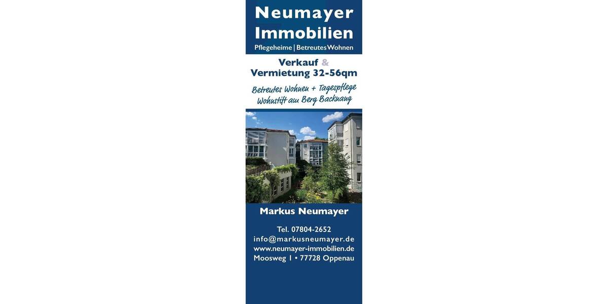 Etagenwohnung Backnang - 2 Zimmer, 47 m&sup2;, 665&euro; | Angebot:24029390