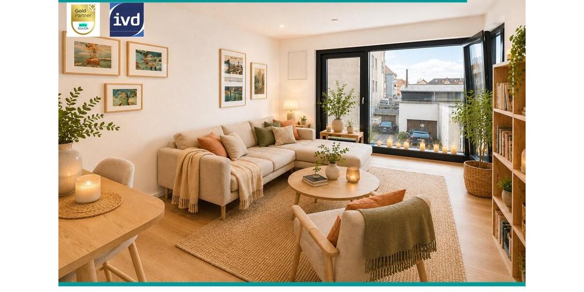 Etagenwohnung Heilbronn Kernstadt - 2 Zimmer, 54 m&sup2;, 1.026&euro; | Angebot:26548212