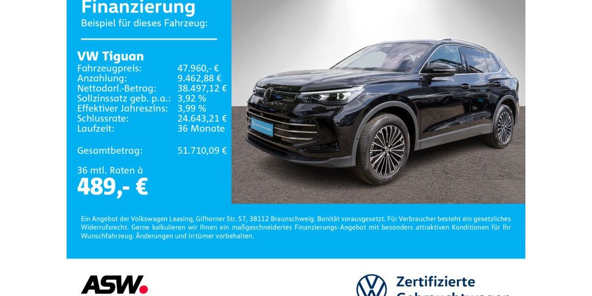 VW Tiguan 35.000 km 41.990 &euro; Neckarsulm 74172