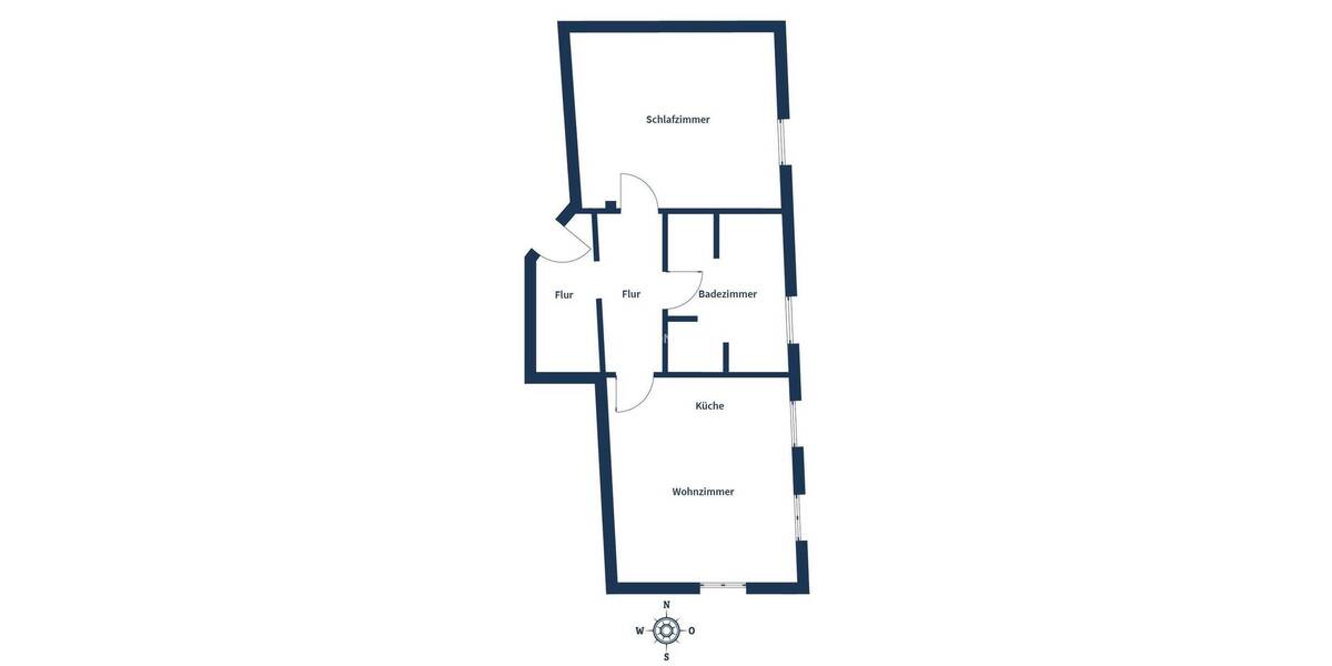 Etagenwohnung Markgröningen - 2 Zimmer, 49 m&sup2;, 195.000&euro; | Angebot:26673463
