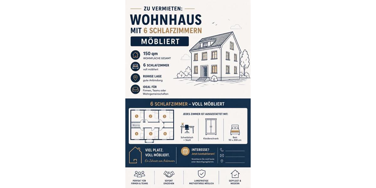 Einfamilienhaus Möckmühl - 7 Zimmer, 150 m&sup2;, 3.000&euro; | Angebot:27617794