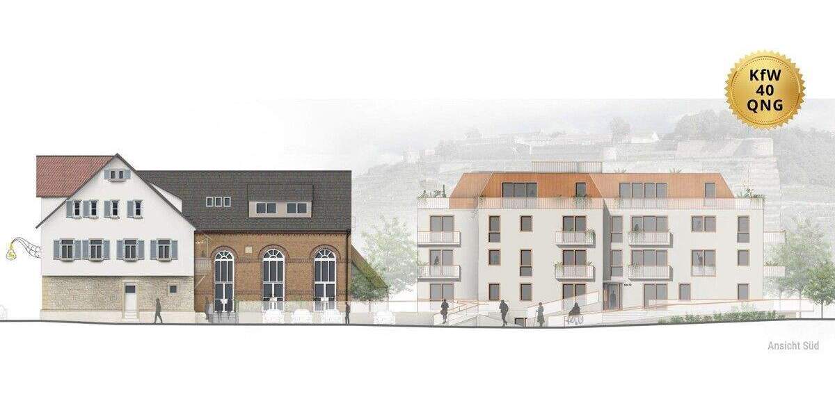 Etagenwohnung Asperg - 2 Zimmer, 37 m&sup2;, 252.900&euro; | Angebot:23813840