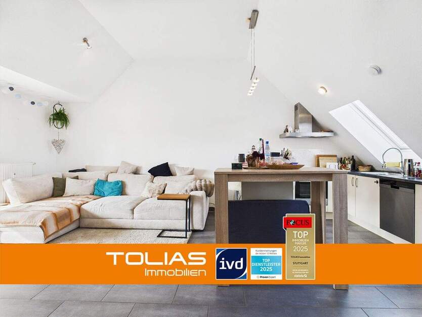 Zeit zu zweit - Stilvolle 3-Zimmer-Wohnung mit hohen Decken und Loggia 3 zimmer