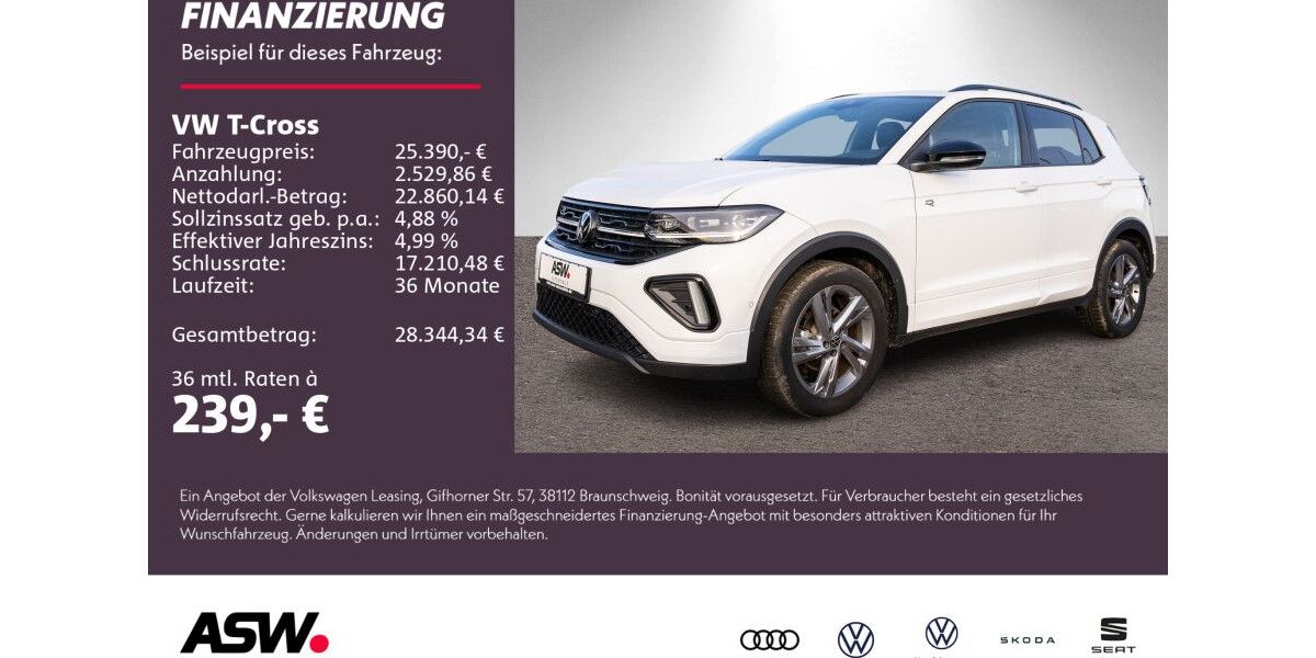 VW T-Cross 27.000 km 25.390 &euro; Weinsberg 74189
