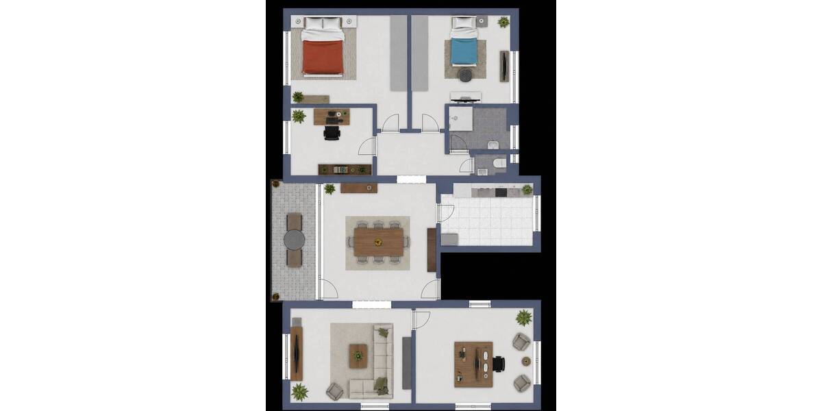 Etagenwohnung Ludwigsburg / Neckarweihingen Neckarweihingen - 5 Zimmer, 135 m&sup2;, 1.650&euro; | Angebot:26806849