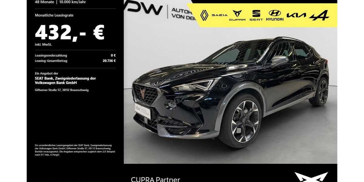 Cupra Formentor 38.500 km 31.980 &euro; Heilbronn 74076