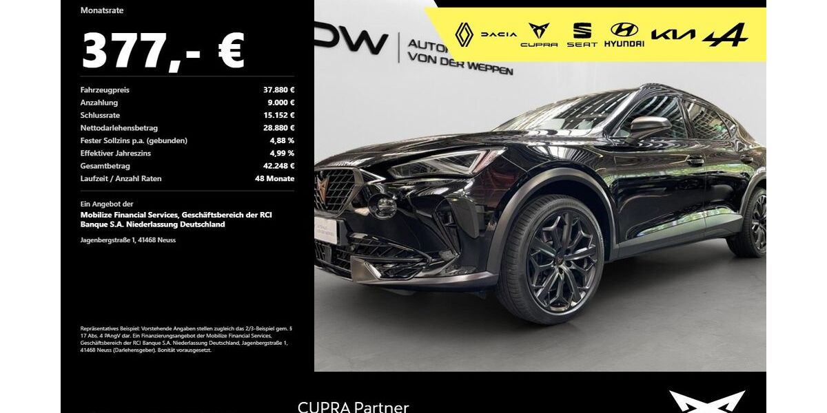 Cupra Formentor 23.800 km 37.380 &euro; Heilbronn 74076
