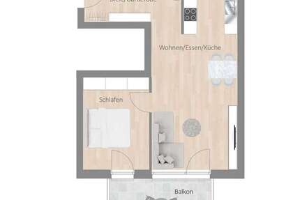 Wohnung zum Mieten in Besigheim 1.075 € 67.32 m² 2.5 zimmer