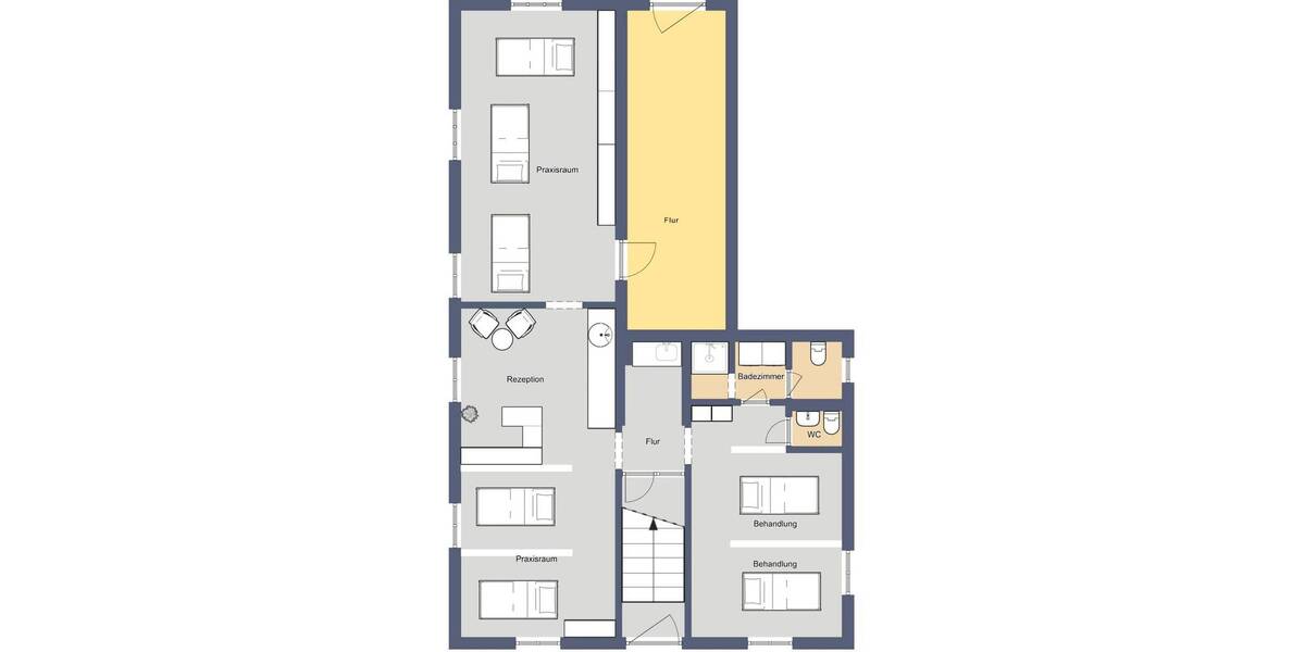 Bald schon eine tolle Wohnung - Attraktive Büro- Praxisfläche! 3 zimmer