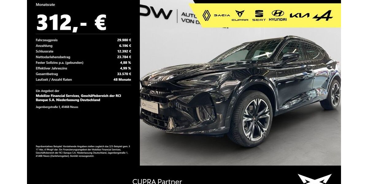 Cupra Formentor 30.950 km 29.980 &euro; Heilbronn 74076