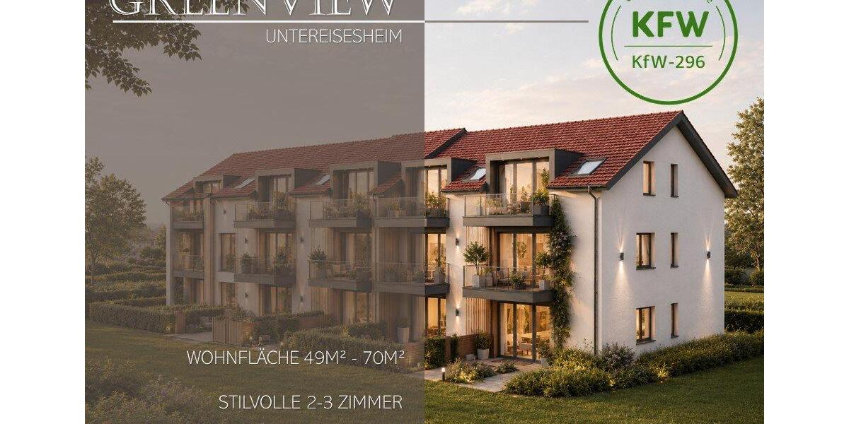 Etagenwohnung Untereisesheim - 2 Zimmer, 52 m&sup2;, 307.000&euro; | Angebot:26629851