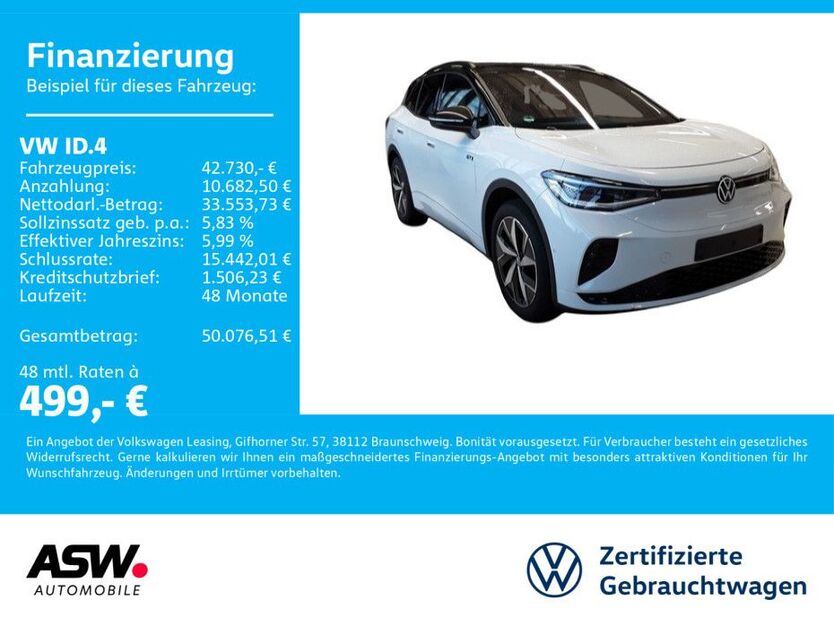 VW ID.4 13.000 km 42.730 € Neckarsulm 74172