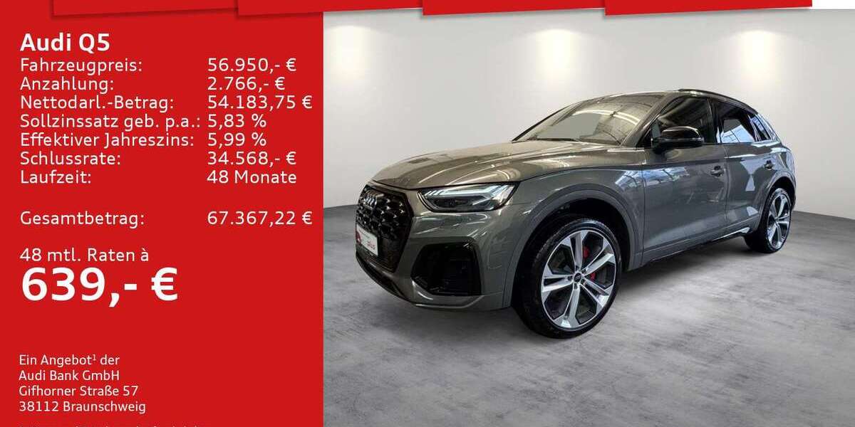 Audi Q5 17.281 km 56.950 € Mosbach 74821