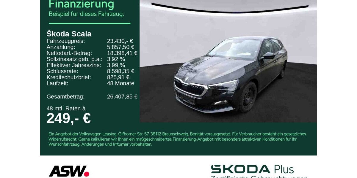 Skoda Scala 35.990 km 23.430 &euro; Sinsheim 74889
