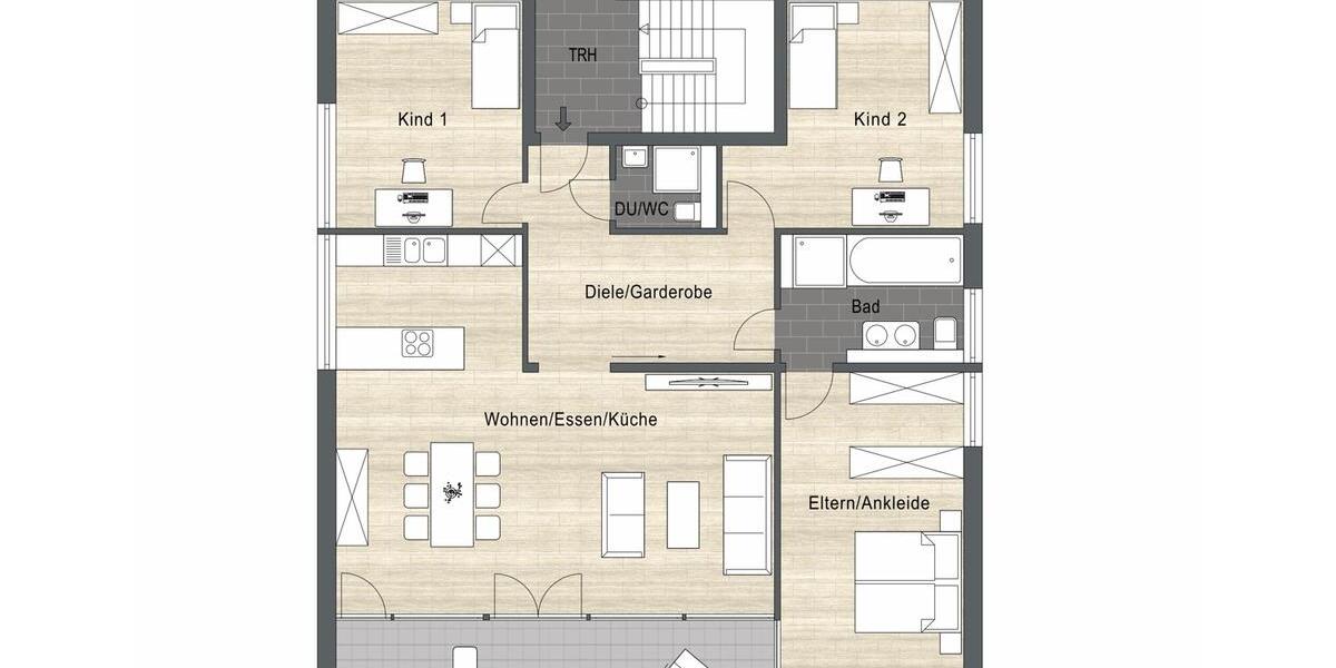 Erdgeschoßwohnung Heilbronn Kernstadt - 4 Zimmer, 133 m&sup2;, 2.100&euro; | Angebot:26455623