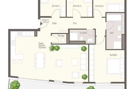 Wohnung Öhringen Untermaßholderbach - 5 Zimmer, 146 m&sup2;, 799.800&euro; | Angebot:24916150