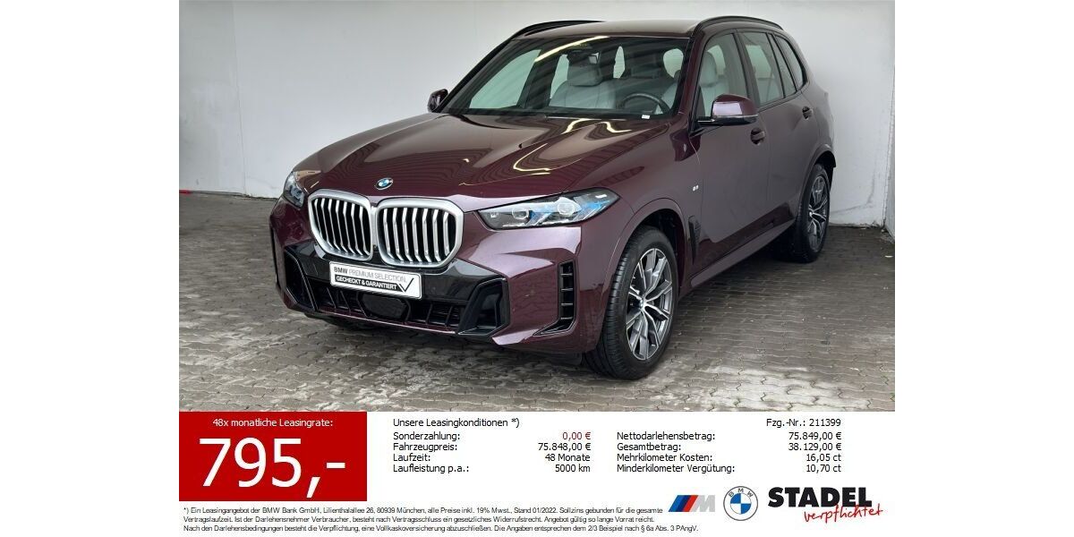 BMW X5 12.475 km 74.989 &euro; Heilbronn 74074