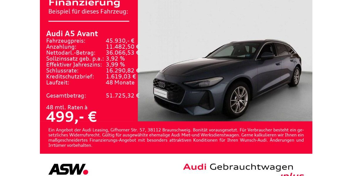 Audi A5 19.900 km 45.930 &euro; Heilbronn 74074