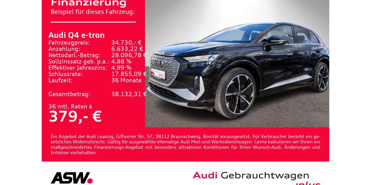 Audi Q4 e-tron 98.900 km 33.930 &euro; Heilbronn 74074