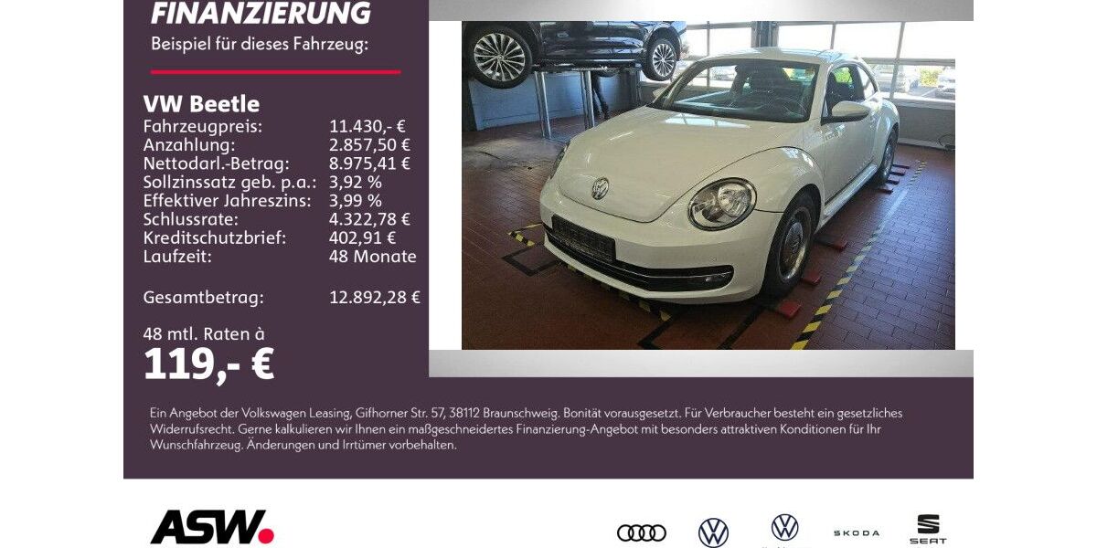 VW Beetle 114.600 km 11.430 &euro; Weinsberg 74189