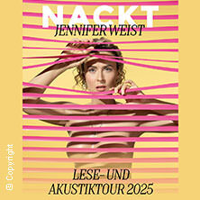 Jennifer Weist – Nackt - mein Leben zwischen den Zeilen | Lese- und Akustiktour Ludwigsburg