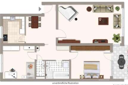 Wohnung Backnang - 3.5 Zimmer, 91 m&sup2;, 1.100&euro; | Angebot:26732177