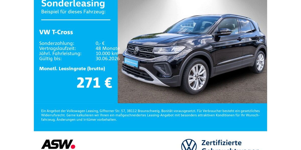 VW T-Cross 23.600 km 24.430 &euro; Neckarsulm 74172