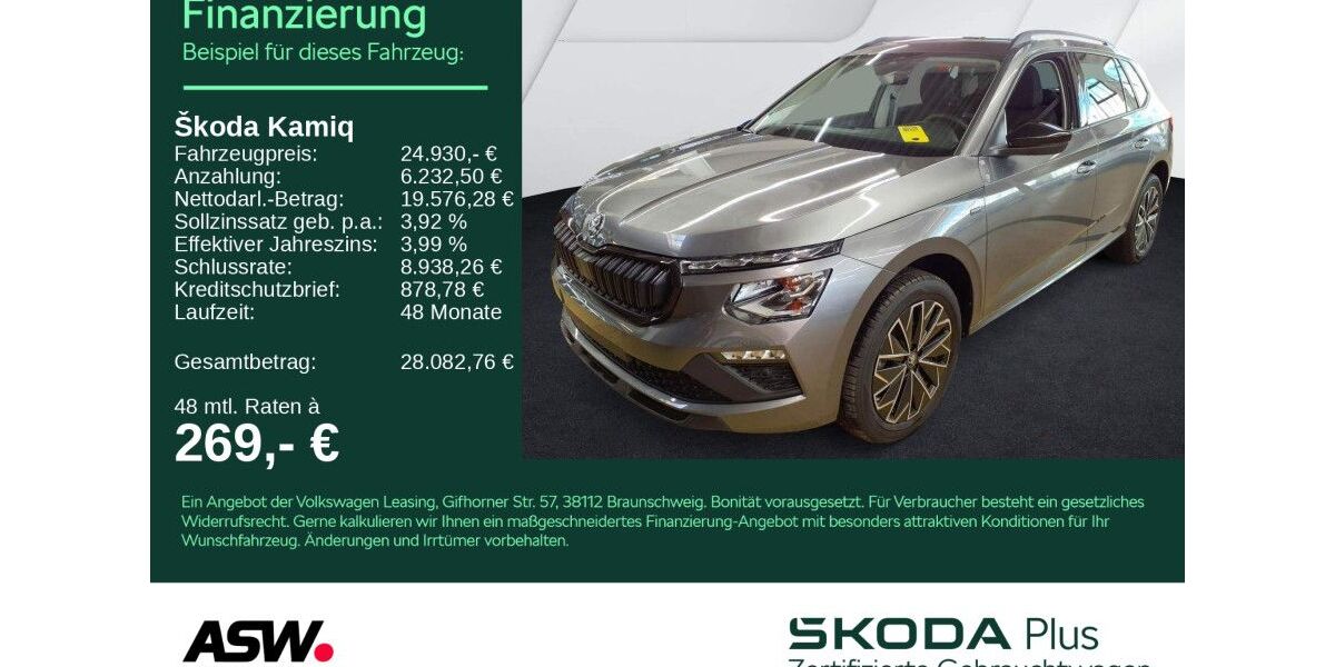Skoda Kamiq 18.300 km 24.930 &euro; Weinsberg 74189