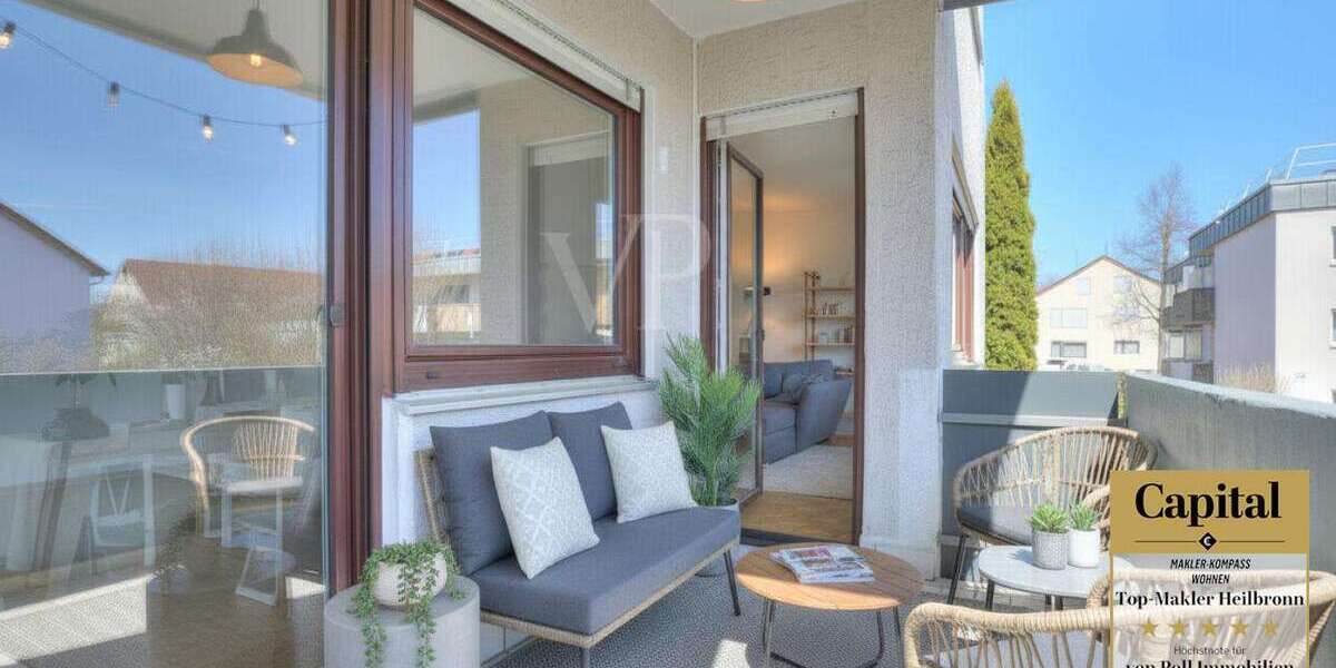 Etagenwohnung Heilbronn Horkheim - 2 Zimmer, 60 m&sup2;, 210.000&euro; | Angebot:26319426