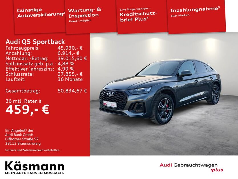 Audi Q5 28.560 km 45.930 € Mosbach 74821