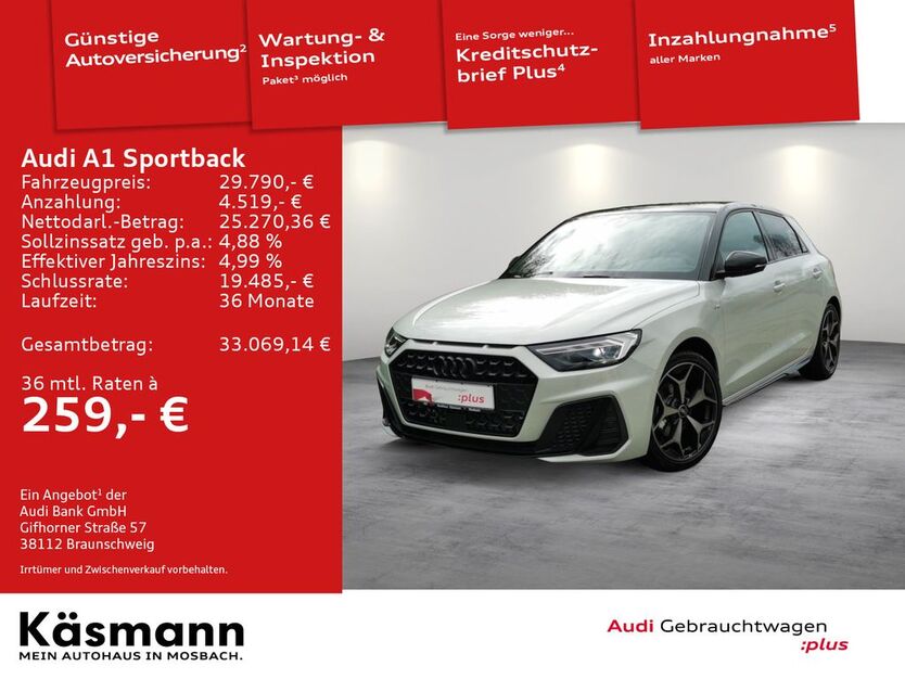 Audi A1 5.400 km 29.790 € Mosbach 74821