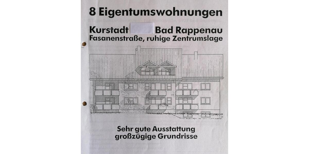 Erdgeschoßwohnung Bad Rappenau - 4 Zimmer, 80 m&sup2;, 308.000&euro; | Angebot:26476569