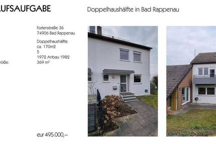 Doppelhaushälfte in Bad Rappenau 5 zimmer