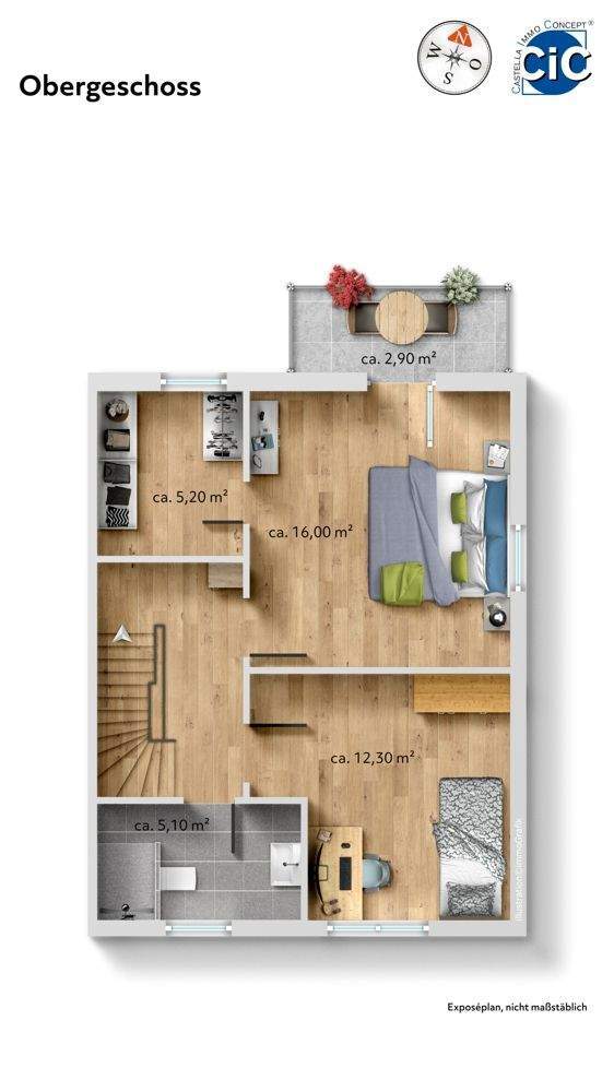 Ruhig gelegene familienfeundliche DHH im Herzen von Heilbronn mit Garage und kleinem Gärtchen 6 zimmer