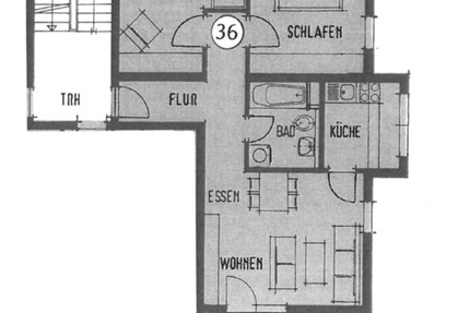 3,5 Zimmerwohnung mit 2 Stellplätzen in Unterheinriet zimmer