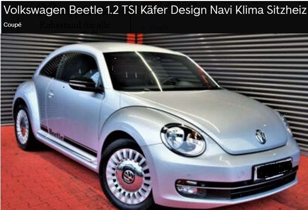 VW Beetle 94.100 km 9.300 € Illingen 75428