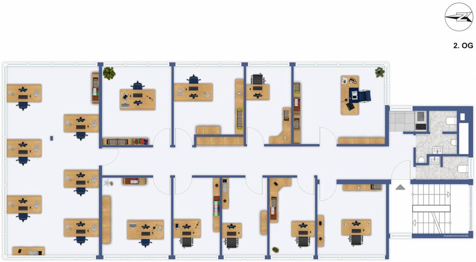 GEWERBEFLÄCHE IN DER HEILBRONNER INNENSTADT MIT PARKPLATZ zimmer