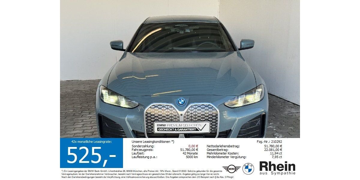 BMW i4 17.613 km 49.190 &euro; Heilbronn 74076