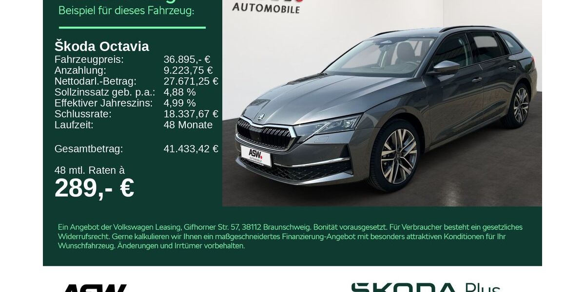 Skoda Octavia 14.500 km 34.895 &euro; Bad Rappenau 74906