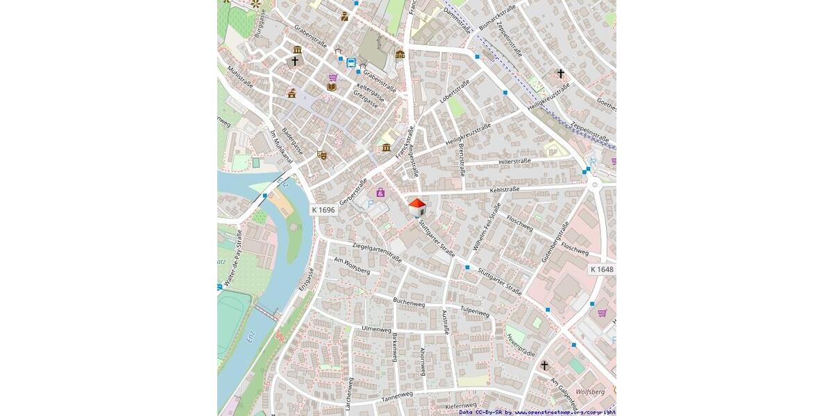 Erdgeschoßwohnung Vaihingen an der Enz - 2 Zimmer, 50 m&sup2;, 800&euro; | Angebot:26504225