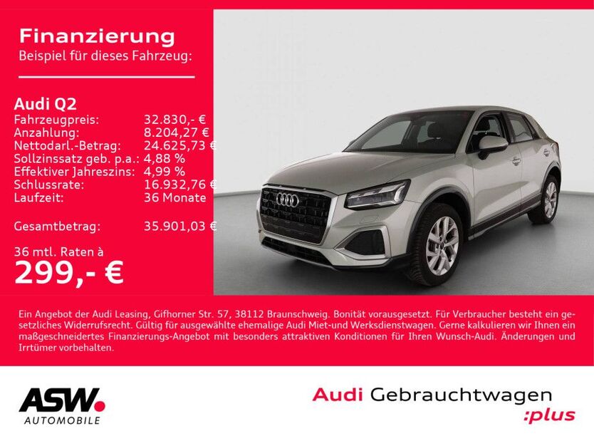 Audi Q2 19.900 km 32.830 € Heilbronn 74074