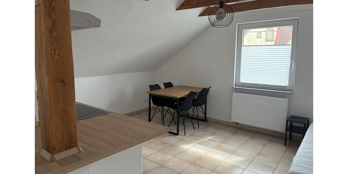 Dachgeschoßwohnung Pfedelbach - 1.5 Zimmer, 30 m&sup2;, 450&euro; | Angebot:26626714