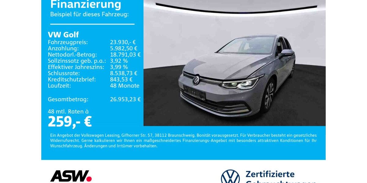 VW Golf 76.500 km 23.930 &euro; Sinsheim 74889