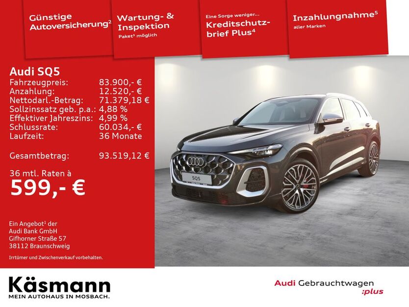 Audi SQ5 9.000 km 83.900 € Mosbach 74821