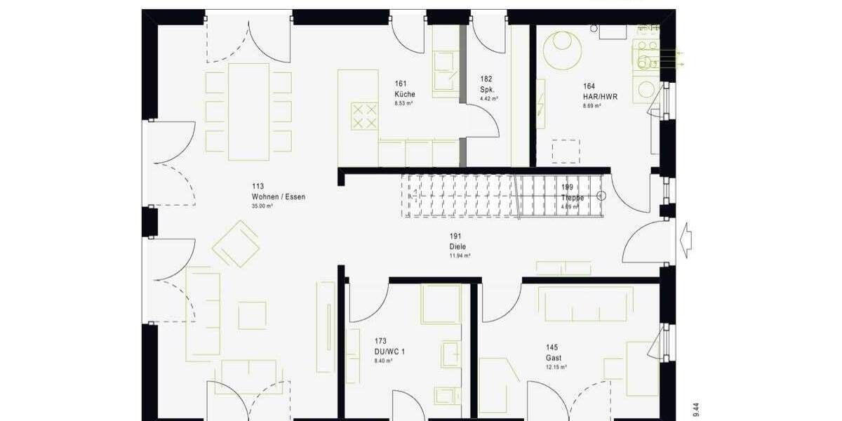Einfamilienhaus Erligheim - 5 Zimmer, 170 m&sup2;, 512.000&euro; | Angebot:26594780