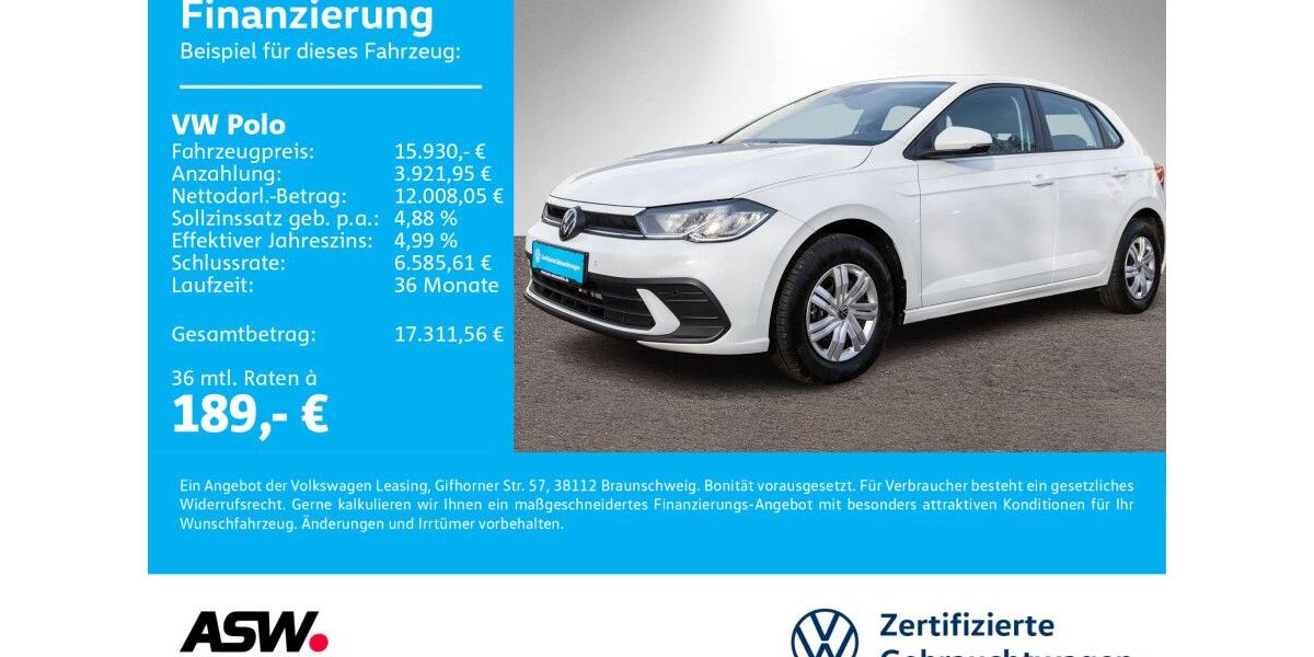 VW Polo 11.900 km 15.930 &euro; Sinsheim 74889