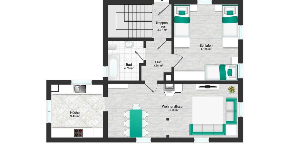 Einfamilienhaus Offenau - 6 Zimmer, 127 m&sup2;, 2.490&euro; | Angebot:19178407