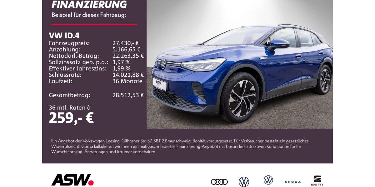 VW ID.4 38.900 km 26.930 &euro; Weinsberg 74189